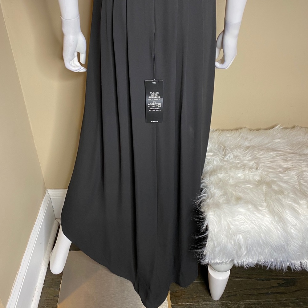 BCBGMAXAZRIA Leandra Leather Black Dress - Picture 11 of 16